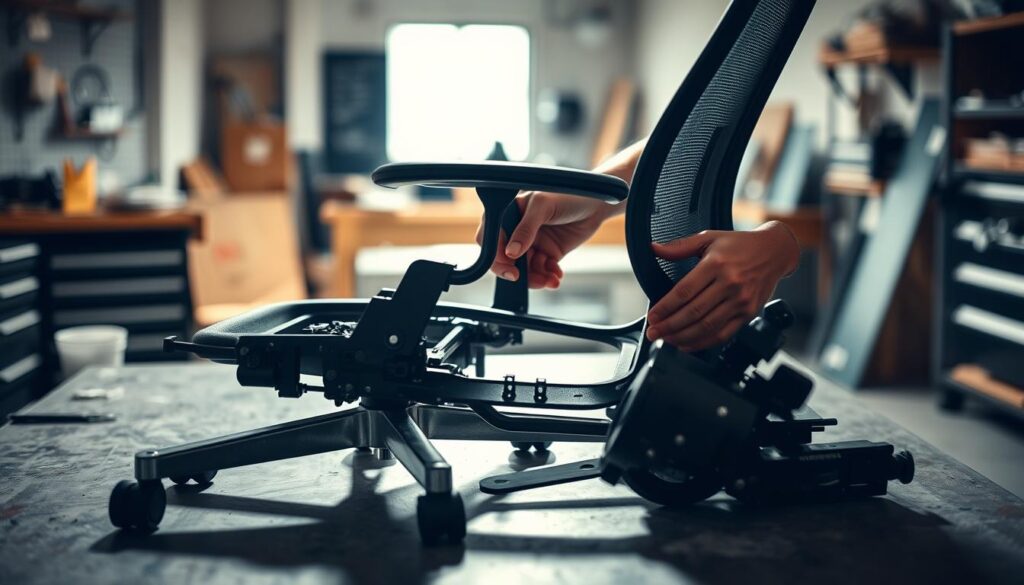 naprawa konstrukcji fotela