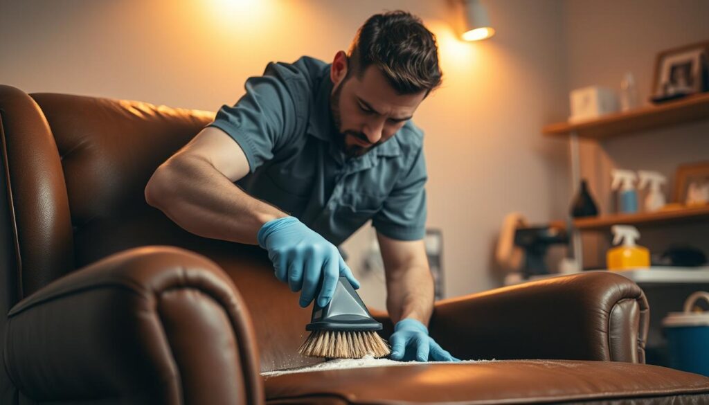 profesjonalne metody czyszczenia fotela