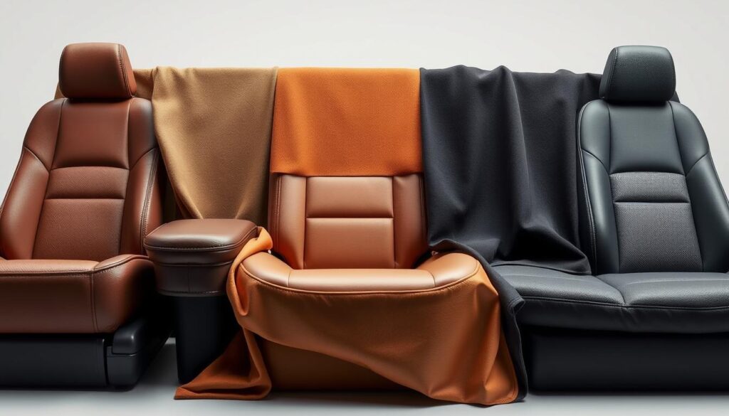 rodzaje materiałów tapicerskich w samochodach