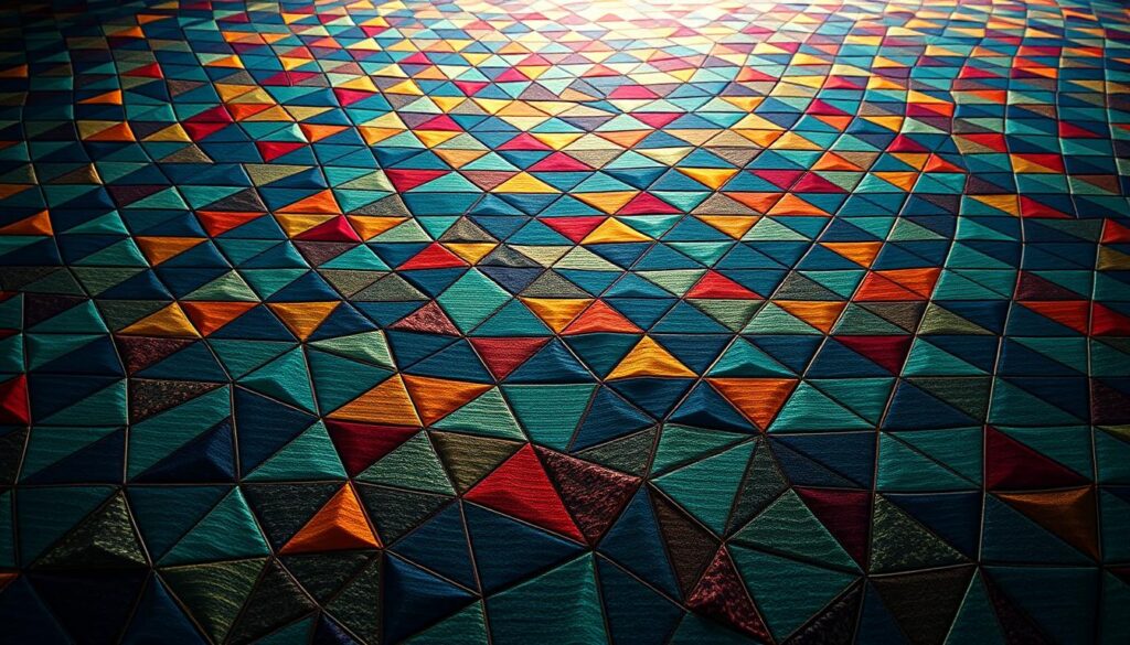 tapeta trójkątne wzory