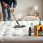 czym wyczyścić materac