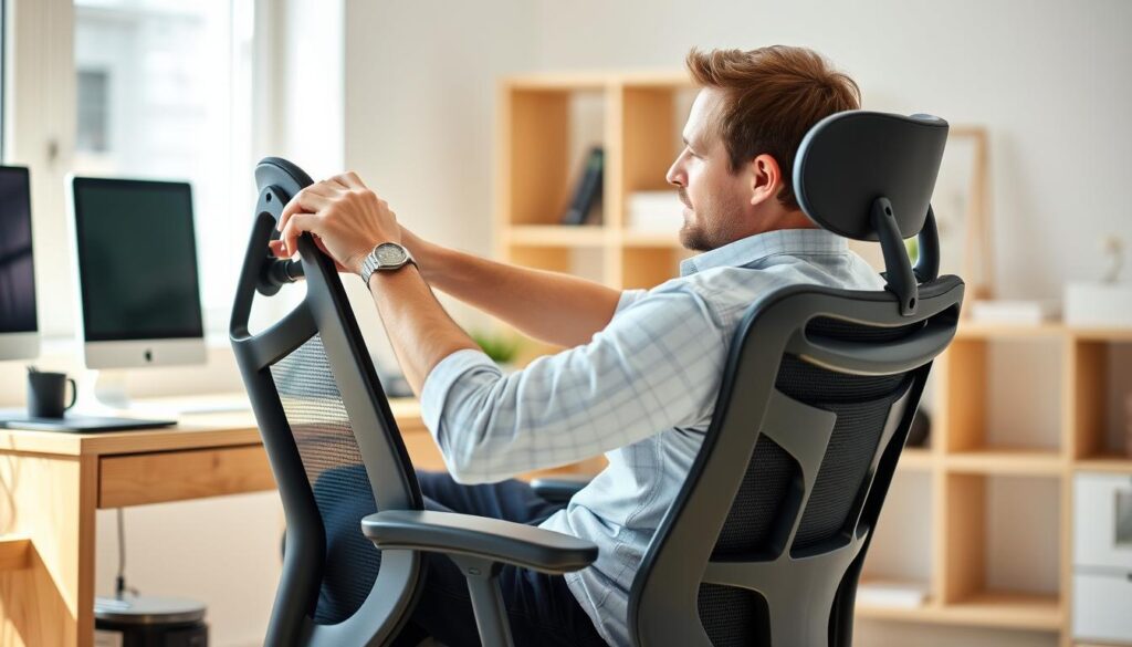 jak ustawić fotel ergonomiczny