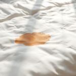 jak usunąć plamy z materaca