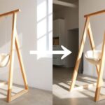 jak zrobić stojak na fotel wiszący