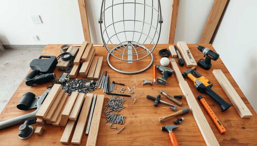 materiały do budowy stojaka