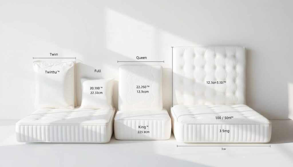 standardowe wymiary materacy