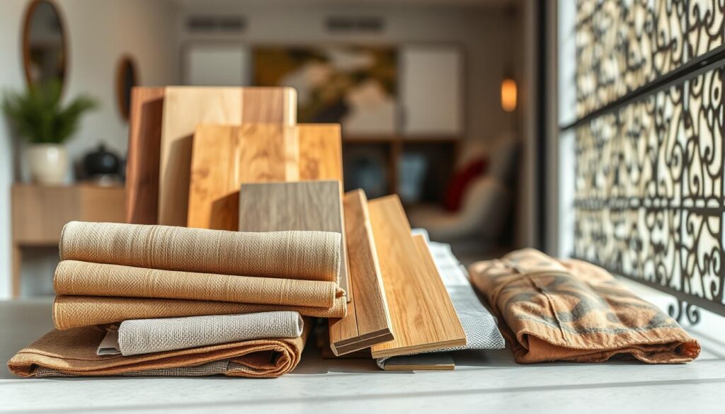A well-lit, close-up photograph showcasing a variety of high-quality materials suitable for masking exterior window roller blinds. The foreground features a diverse selection, including fabric swatches, wooden panels, and decorative metal screens, all arranged neatly on a clean, neutral surface. The middle ground offers a subtle background, perhaps a soft-focus interior or architectural detail, to provide context. The lighting is natural and evenly distributed, highlighting the textures and colors of the materials. The overall composition conveys a sense of professionalism, practicality, and design inspiration, suitable for illustrating the section on aesthetic solutions for masking exterior roller blinds. A well-lit, close-up photograph showcasing a variety of high-quality materials suitable for masking exterior window roller blinds. The foreground features a diverse selection, including fabric swatches, wooden panels, and decorative metal screens, all arranged neatly on a clean, neutral surface. The middle ground offers a subtle background, perhaps a soft-focus interior or architectural detail, to provide context. The lighting is natural and evenly distributed, highlighting the textures and colors of the materials. The overall composition conveys a sense of professionalism, practicality, and design inspiration, suitable for illustrating the section on aesthetic solutions for masking exterior roller blinds.
