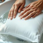 jak prać poduszki syntetyczne