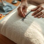 jak wszyć zamek do poduszki