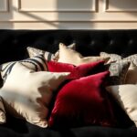 jakie poduszki do czarnej kanapy