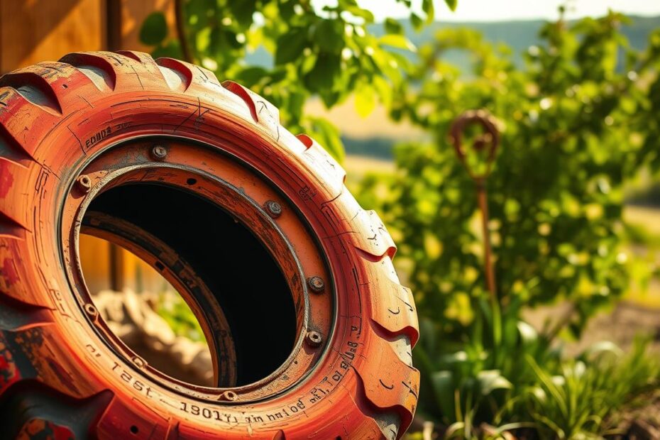 Czym pomalować oponę do ogrodu