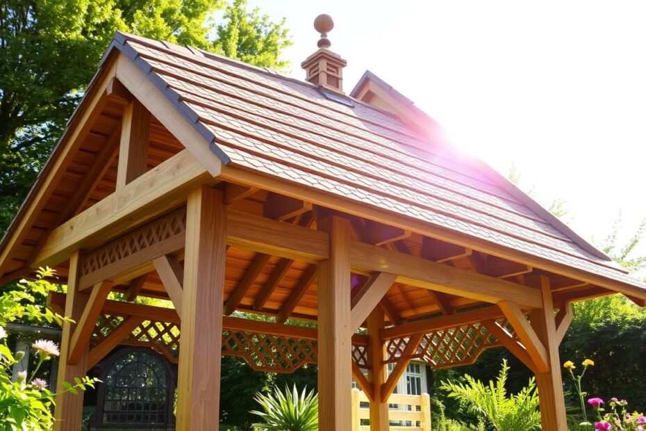 Dach altanki jak zrobić