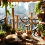 Jak urządzić balkon dla kota