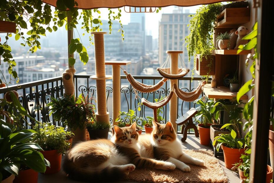 Jak urządzić balkon dla kota