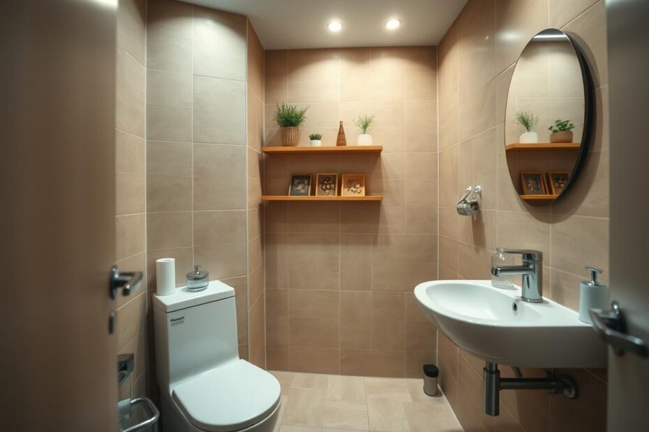 Jak urządzić małe wc w bloku