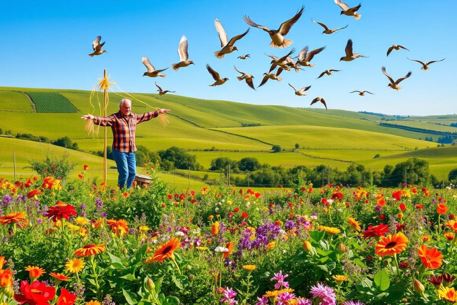 Jak odstraszyć ptaki z ogrodu