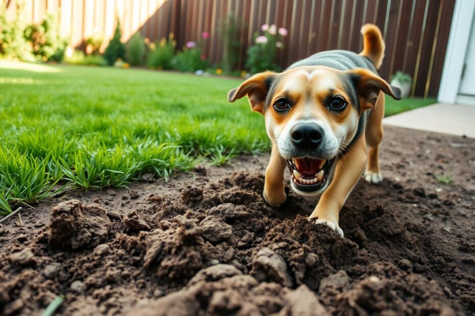 Jak oduczyć psa kopania w ogrodzie