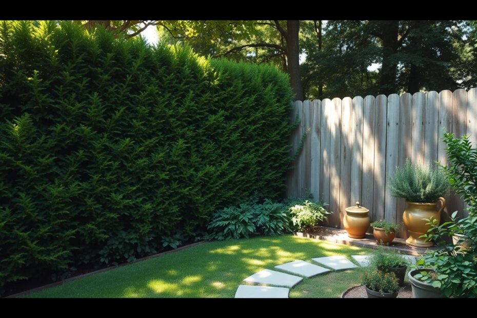 Jak osłonić sie od sąsiada w ogrodzie