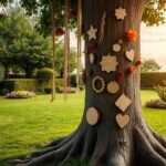 Jak ozdobić pień drzewa w ogrodzie kreatywnie Jak ozdobić pień drzewa w ogrodzie