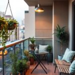 Jak urządzić mały wąski balkon w bloku inspiracje