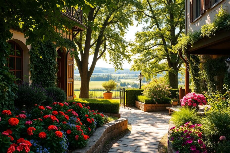 Jak urządzić ogród przed wejściem do domu