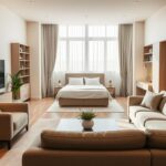 Jak urządzić pokój dzienny z sypialnią 20m2