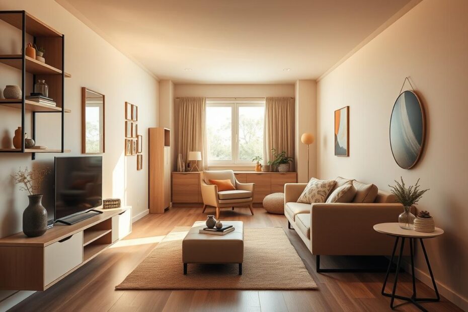 Jak urządzić wąski I długi pokój zdjęcia