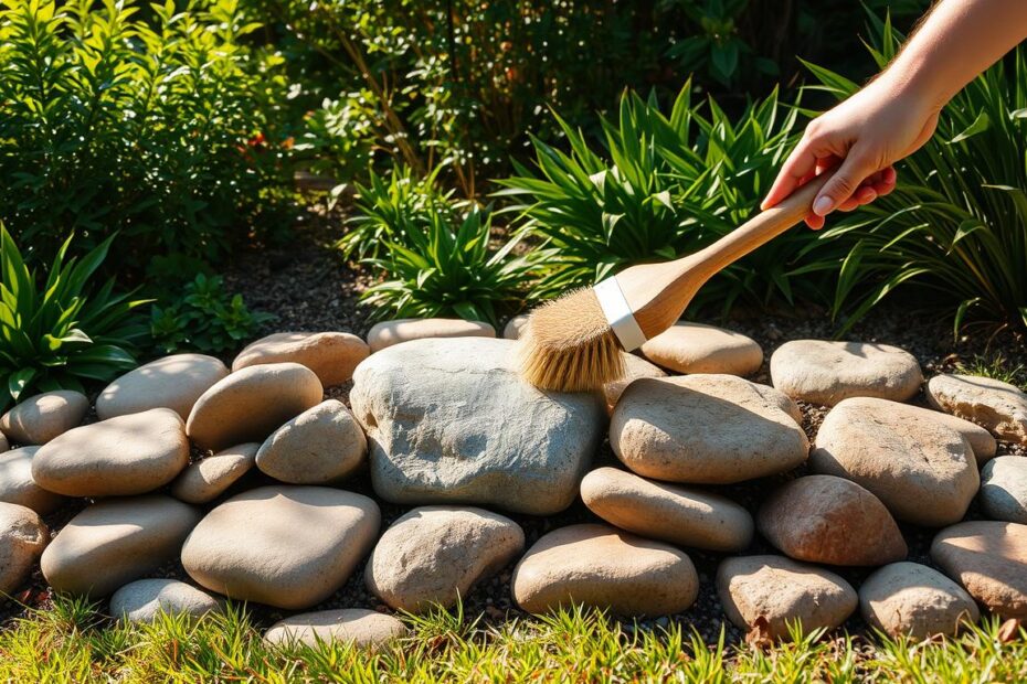 Jak wyczyścić kamyki w ogrodzie