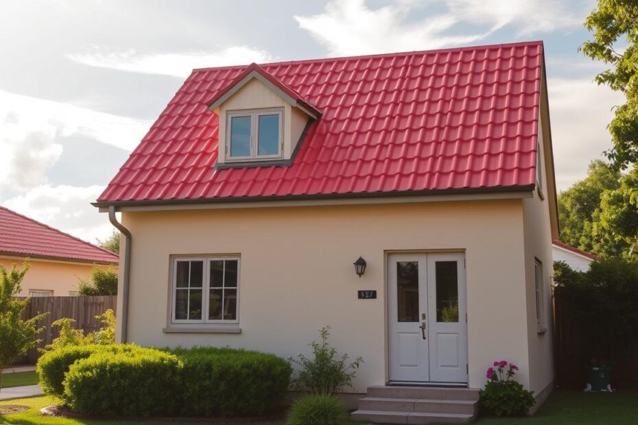 Jaki kolor elewacji do czerwonego dachu