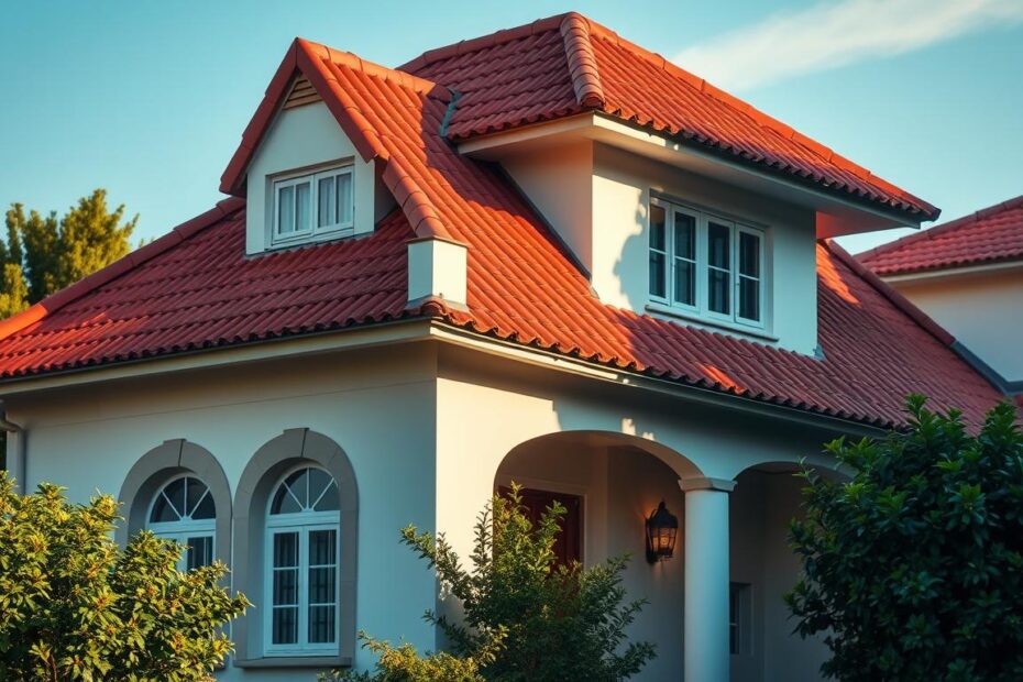 Wiśniowy dach jaka elewacja