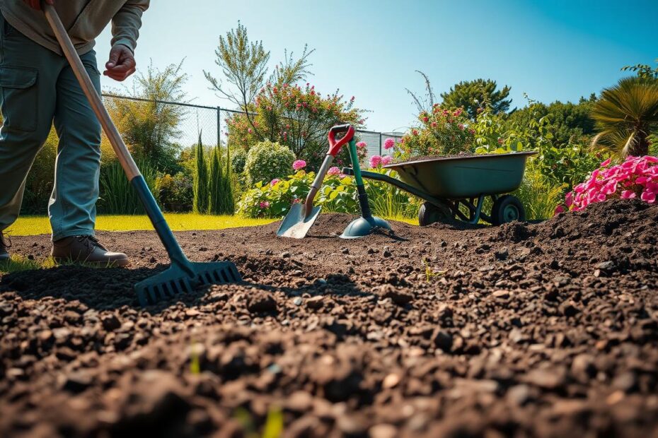Jak wyrównać ziemię w ogrodzie