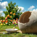 Jak zrobić dużą kulę do ogrodu