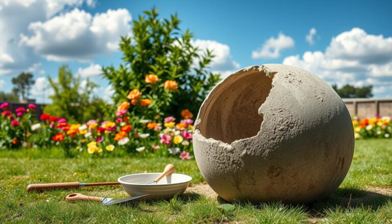 Jak zrobić dużą kulę do ogrodu
