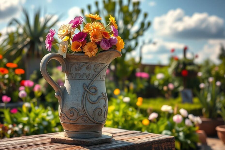 Jak zrobić dzban do ogrodu