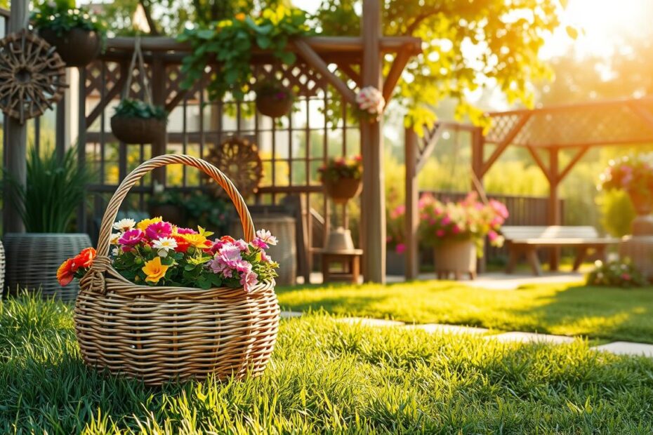 Jak zrobić ozdoby z wikliny do ogrodu