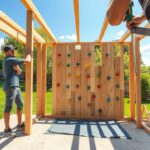 Jak zrobić ściankę wspinaczkową w ogrodzie