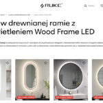 Lustra w drewnianej ramie z oświetleniem LED. Jak przełamać surowość minimalistycznych aranżacji?